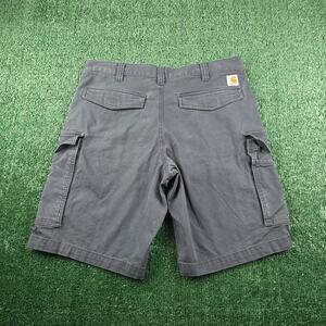 Carhartt Relaxed Fit Gray Cargo Workwear Shorts Mens Size 36